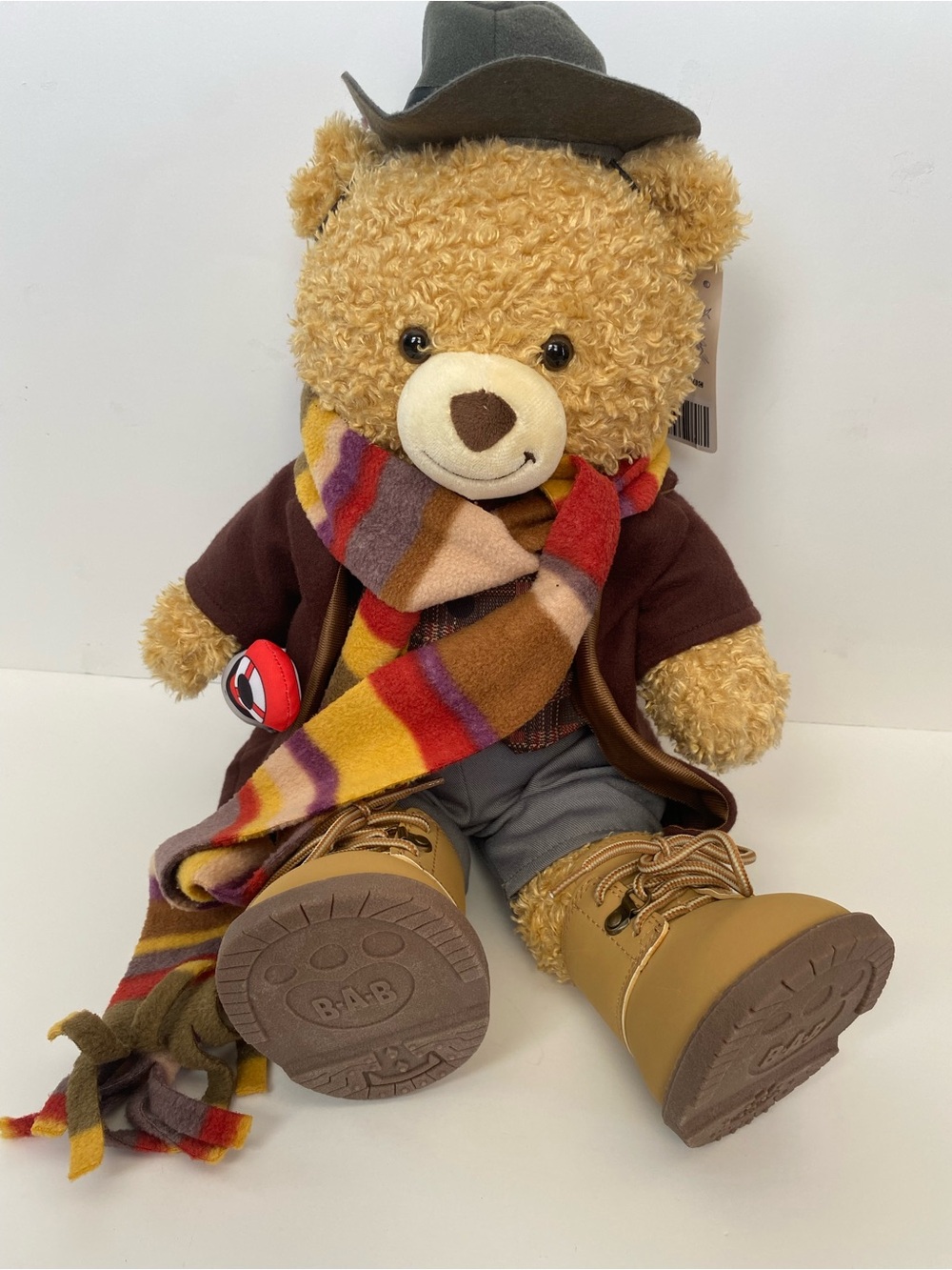 Build-A-Bear Doctor Who BBC Fourth Doctor Teddy bear collectibles NWT